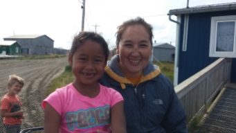 Our beautiful hosts and new-found friends, Dayna and her daughter, Mariah.